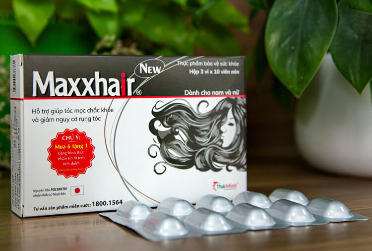 MAXXHAIR - Viên uống an toàn cho mái tóc chắc khoẻ