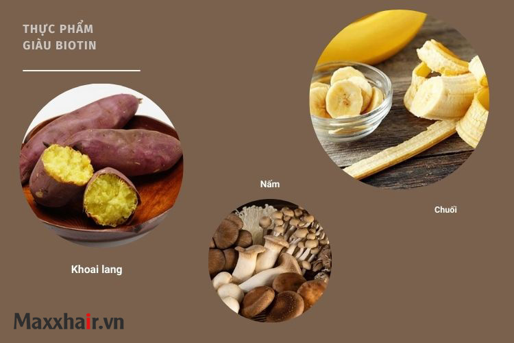 Bổ sung Biotin cho tóc qua thực phẩm hàng ngày