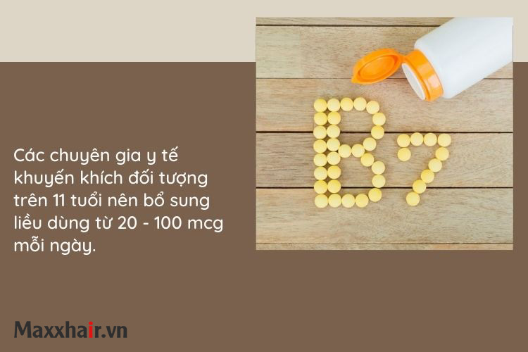 Sử dụng biotin với liều lượng thế nào để hiệu quả