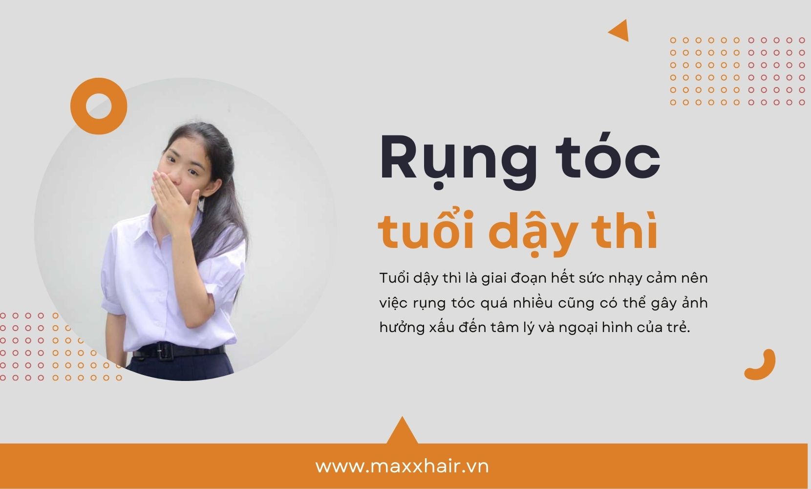 Rụng tóc tuổi dậy thì lý giải nguyên nhân và cách khắc phục