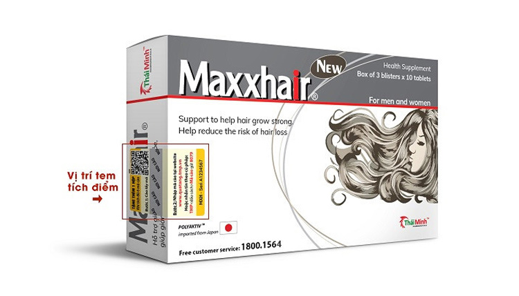 Tích điểm đổi quà Maxxhair